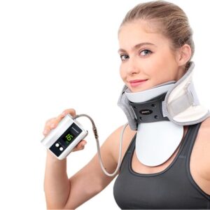 Portable Cervical Traction System | Neck Brace & Air Pump Machine | Philadelphia Collar